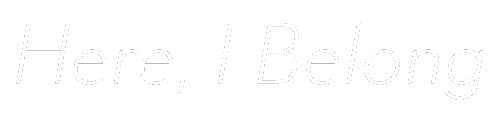 Here I Belong