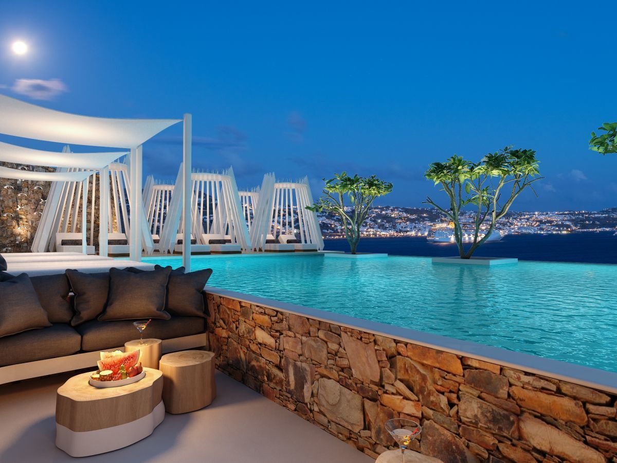 Louis Hotels | 5 Star Luxury Resort above Ornos Beach | Once in Mykonos